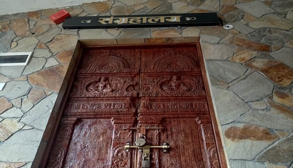 Lock hangs on the fully decked-out museum; tourists deprived of viewing 90 rare sculptures