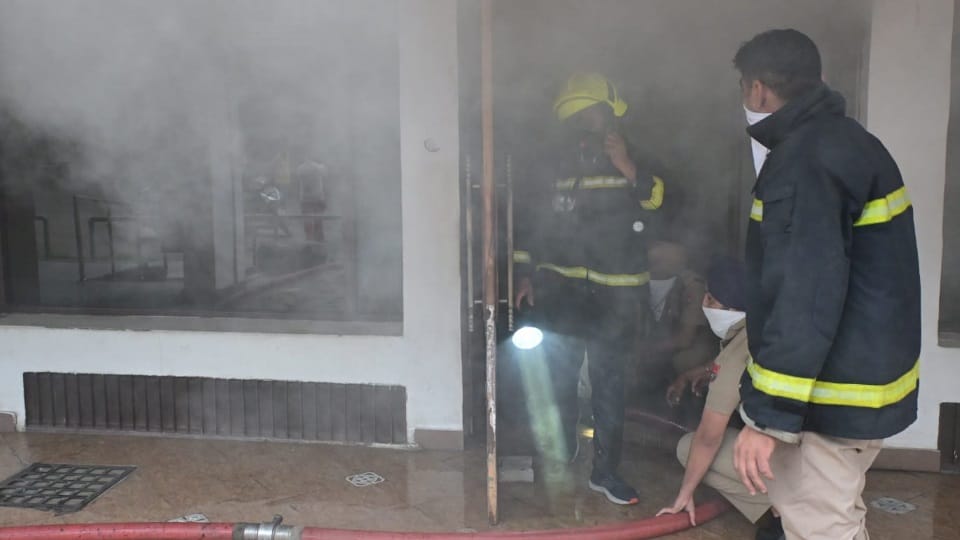 Fire broke out in Chandigarh restaurant storeroom