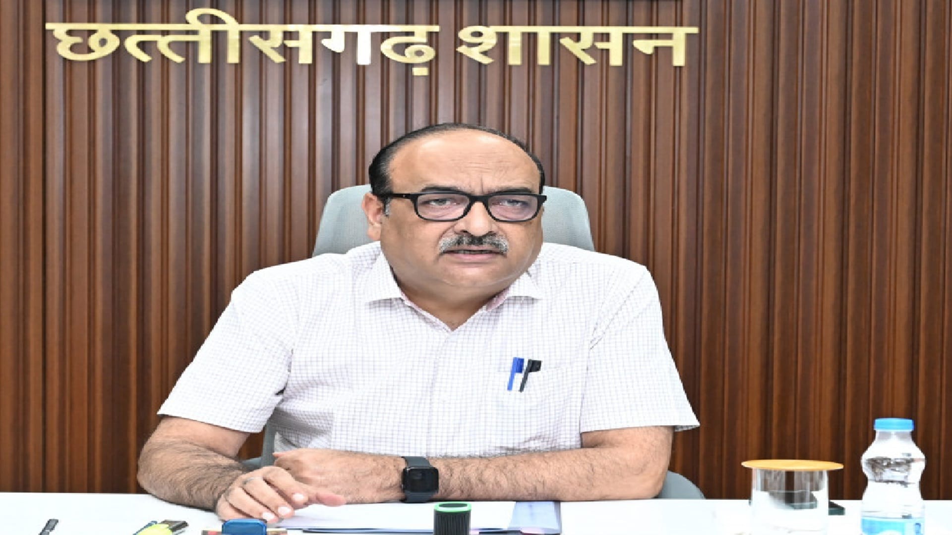 मुख्य सचिव ने विभागीय सचिवों की उच्च स्तरीय बैठक ली