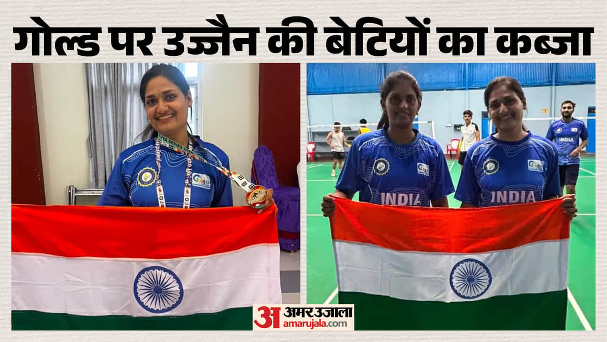 Ujjain Daughters Vidhi Sharma and Utkarsha Pal Defeat China to Win Gold at Indo-Nepal International Badminton