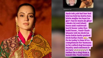Kangana Ranaut slammed Naseeruddin Shah for his previous remark on A-list celebrities