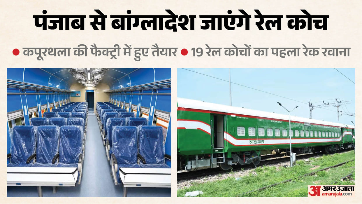 Coaches manufactured in Kapurthala will enhance luxury for Bangladesh Railways.