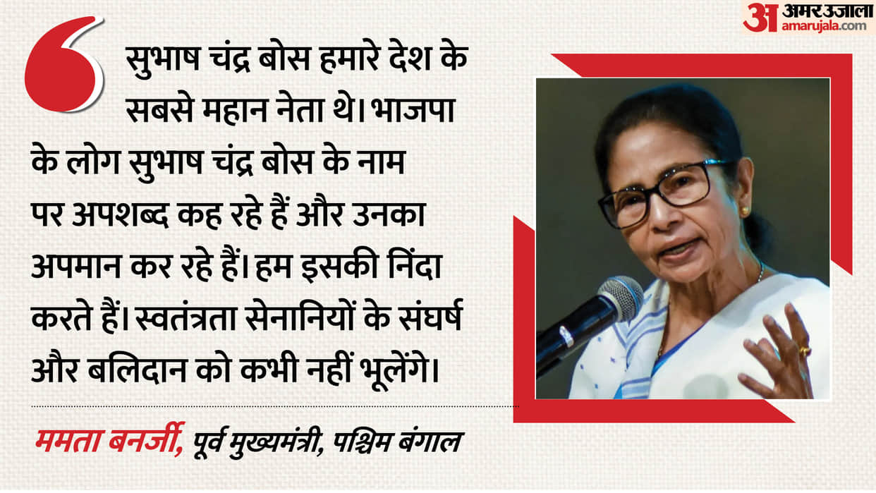 mamata banerjee condemns bjp remarks on subhas chandra bose kolkata