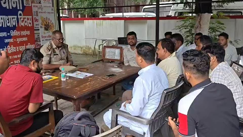 Moradabad: Heated exchange of expletives between BJP city president and Shiv Sena district president