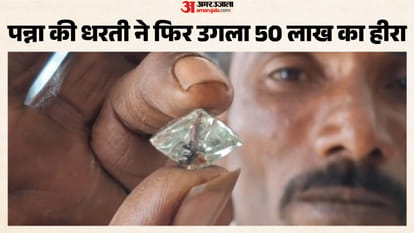 पन्ना में मजदूरों को खदान से 17 कैरेट का बेशकीमती हीरा मिला है।