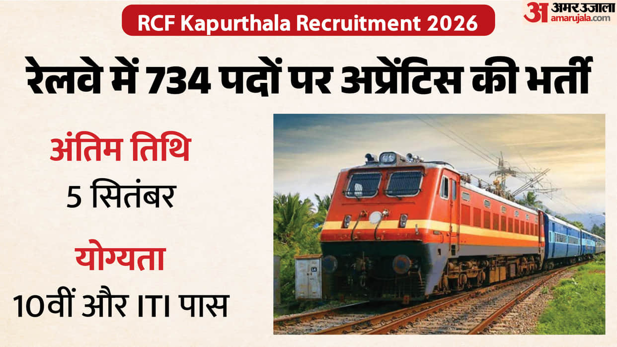 Railway Apprentice Recruitment 2026: RCF Kapurthala Invites Applications for 734 Posts