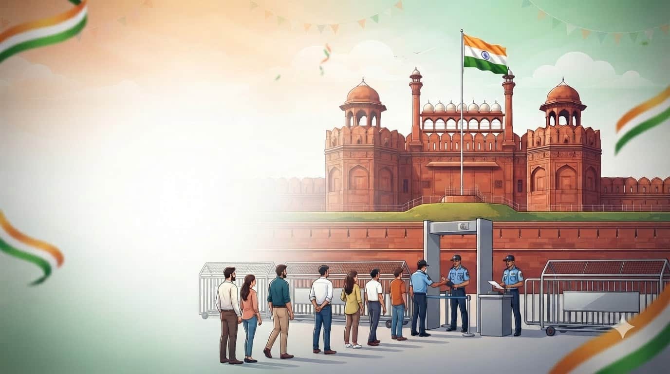Independence Day 2026 Red fort 15 august event guidelines and rules kya hain
