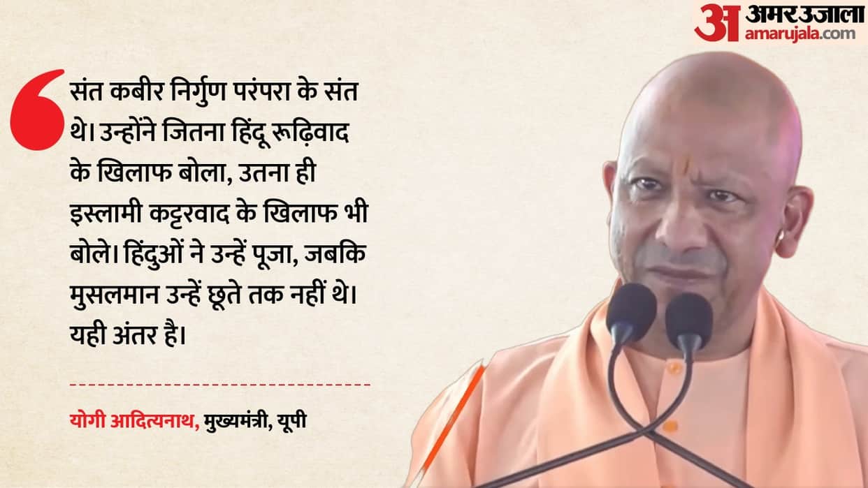 CM Yogi inaugurated development projects also raising questions on opposition parties  In Sant Kabir Nagar