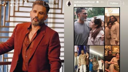 Suniel Shetty celebrating 65th birthday recieved wishesh from ajay devgan Jackie Shroff and athiya ahaan