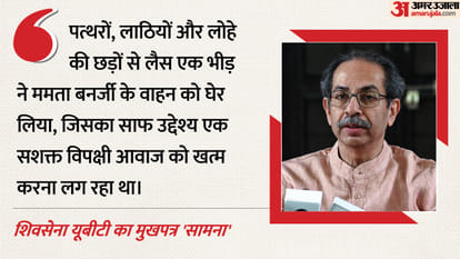 शिवसेना यूबीटी के मुखपत्र का लेख