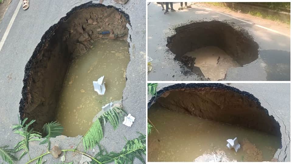Agra: 2-Km Road in Dayalbagh Collapsed 29 Times in Four Years Faulty Sewer Line Blamed