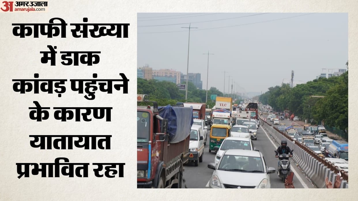 Traffic jam on Delhi Jaipur Highway Drivers struggle as vehicles get stuck