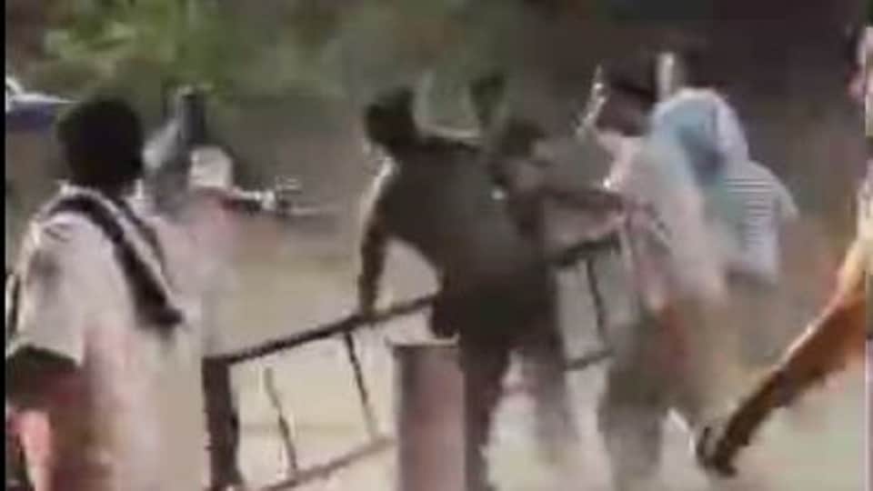 Shopkeeper Chases Devotee with Sickle During Giriraj Parikrama, Stampede Video Goes Viral