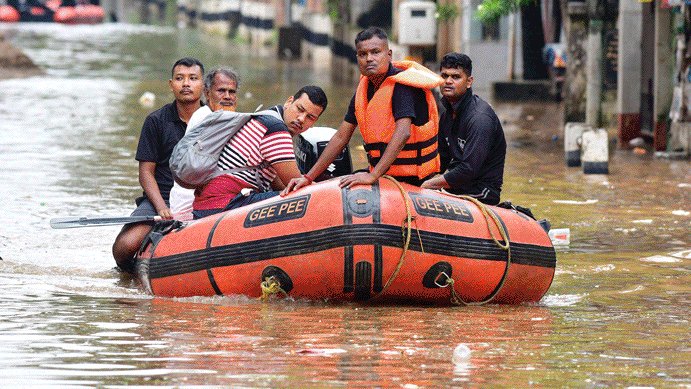 weather news many states on high alert over heavy rain land slide flood