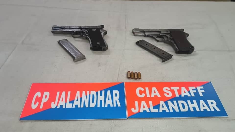 Two accused arrested with weapons in Jalandhar