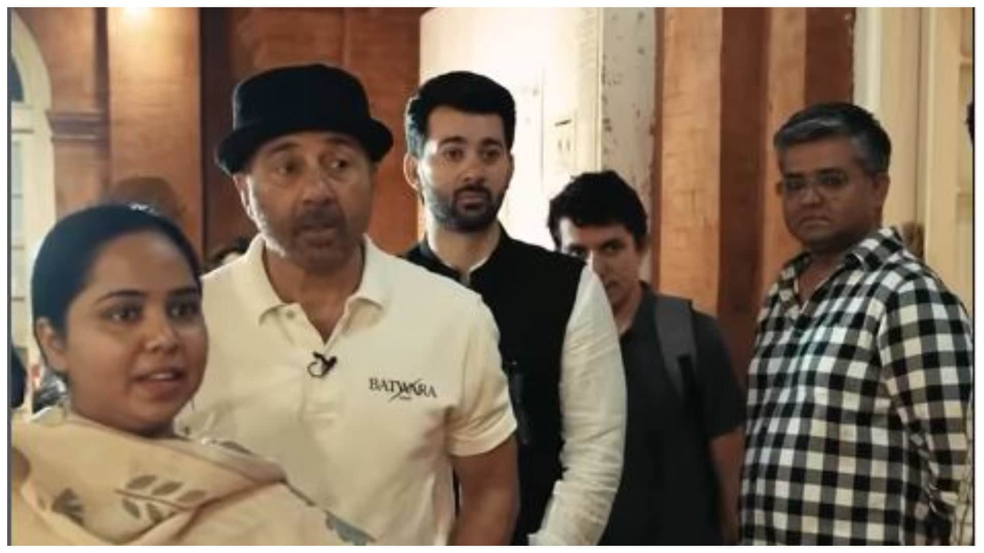 Sunny Deol Visits Partition Museum With Son Karan Ahead of Batwara 1947 writes post