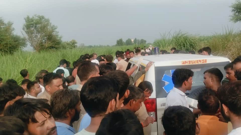 helpless grandson scream Dogs are eating my grandfather save him dogs mauled grandfather In Meerut
