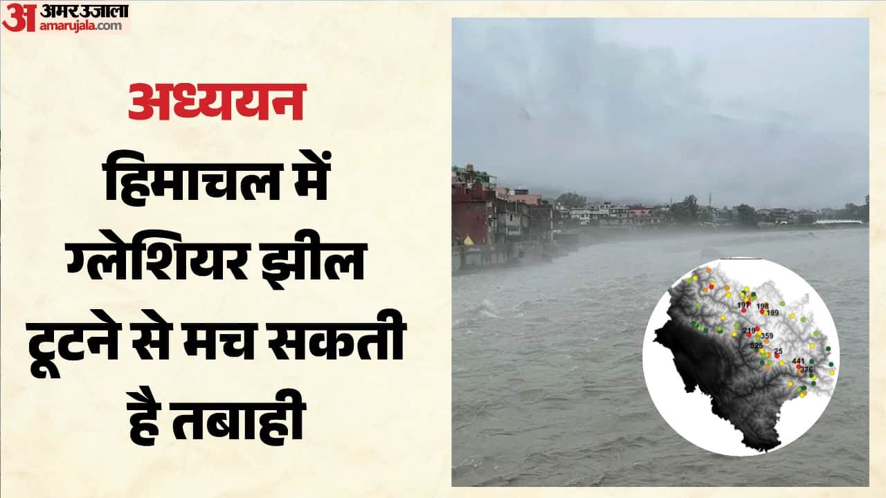 हिमाचल में ग्लेशियर झील टूटने से मच सकती है तबाही।