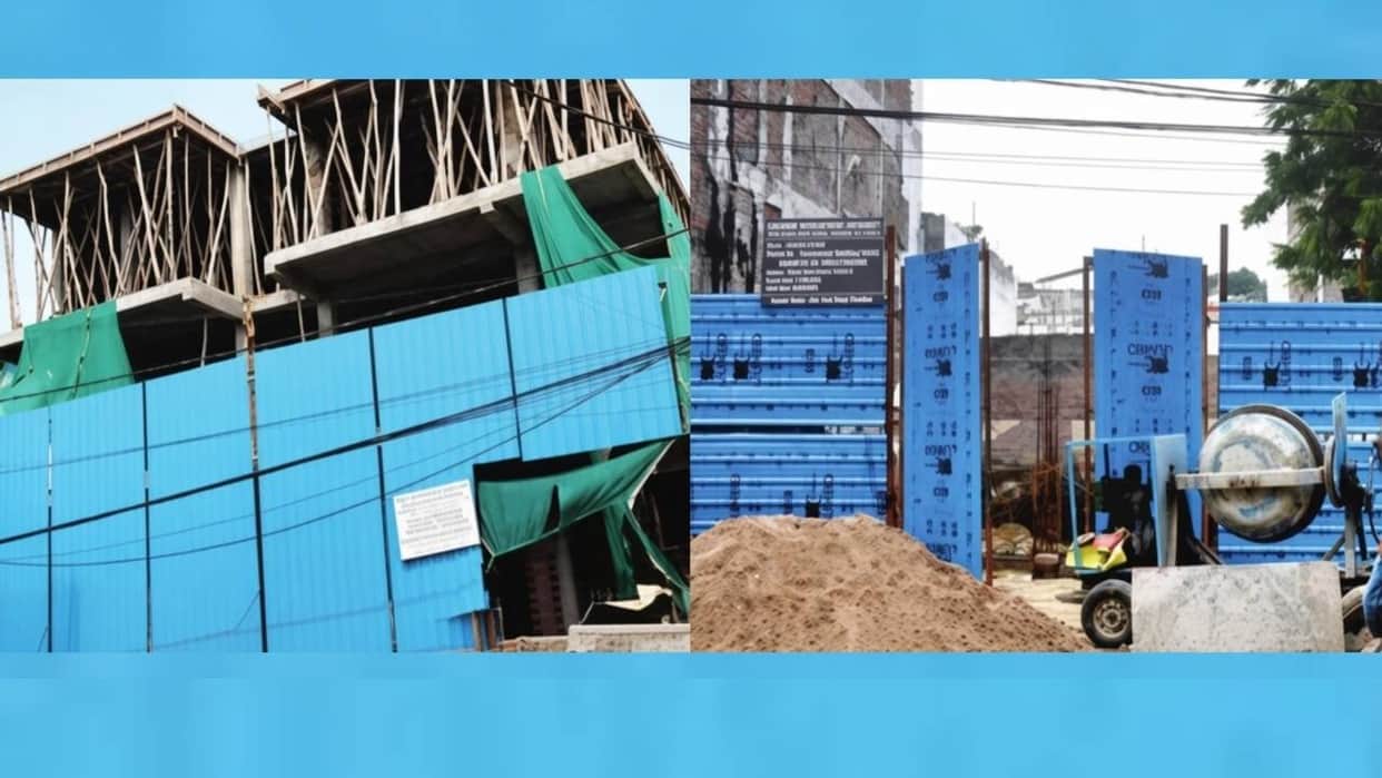 Lucknow: The practice of demolishing houses to build complexes continues unabated in Aliganj