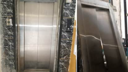 मेरठ में लिफ्ट गिरने से हादसा