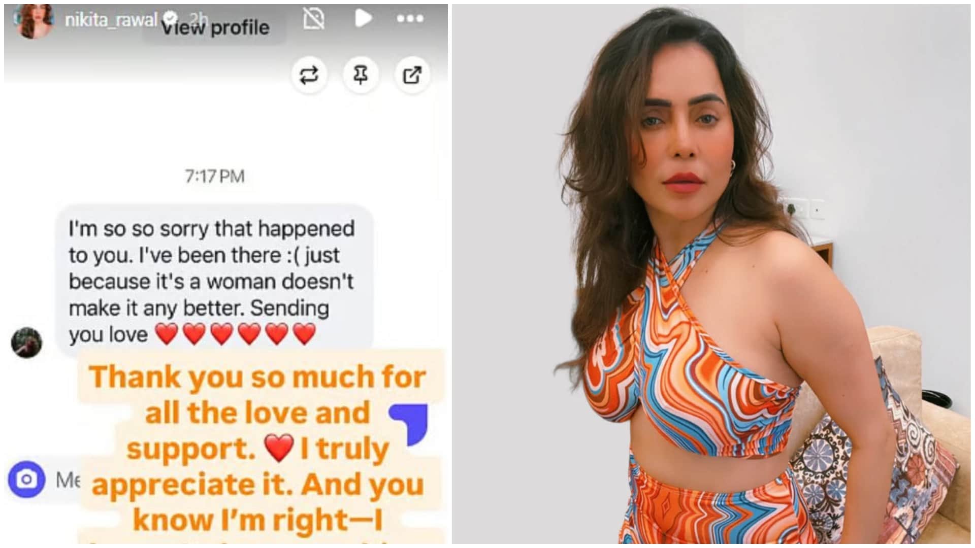 Nikita Rawal Breaks Silence After VIRAL Video Shows Female Fan Kissing Her On Lips