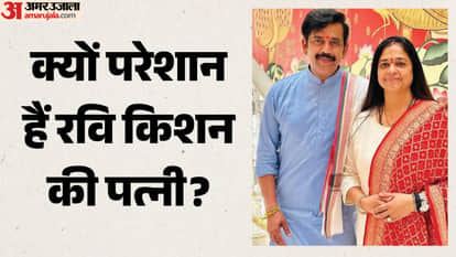 पत्नी के साथ रवि किशन