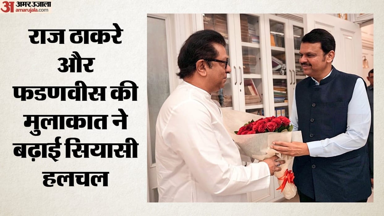 Is Devendra Fadnavis set Union Minister Raj Thackeray met CM Sanjay Raut remarked He gone to bid him farewell