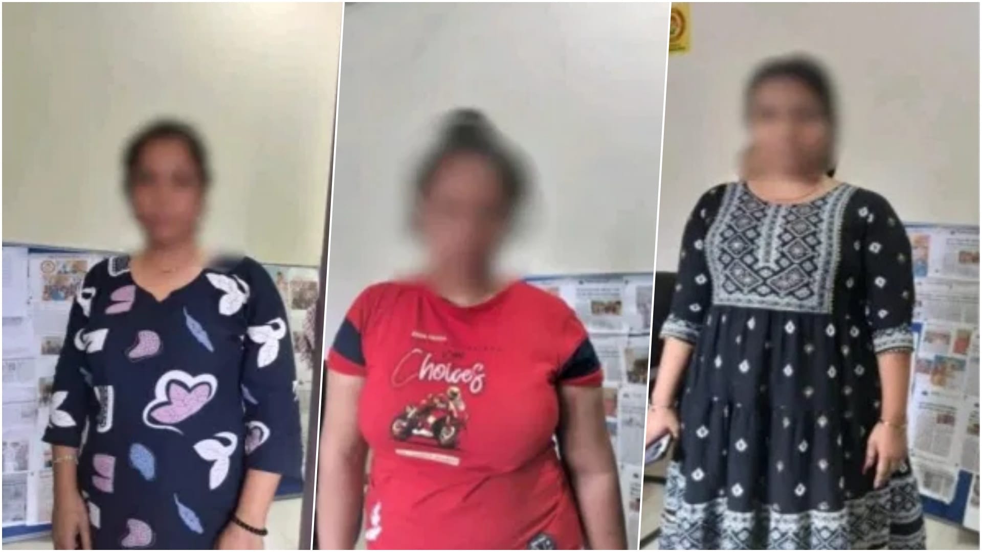 हिरासत में बांग्लादेशी महिलाएं