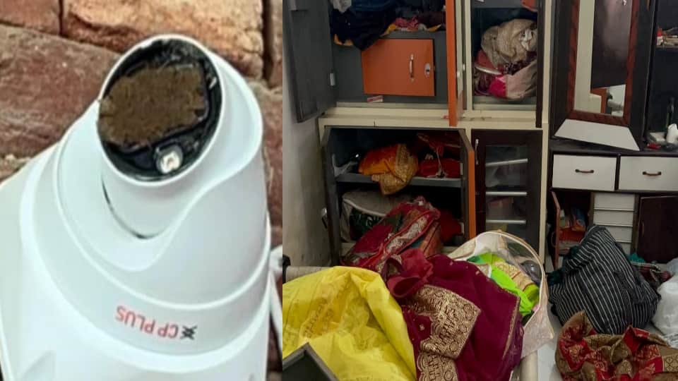 Saharanpur: CCTV cameras smeared with dung; jewelry and cash worth lakhs stolen