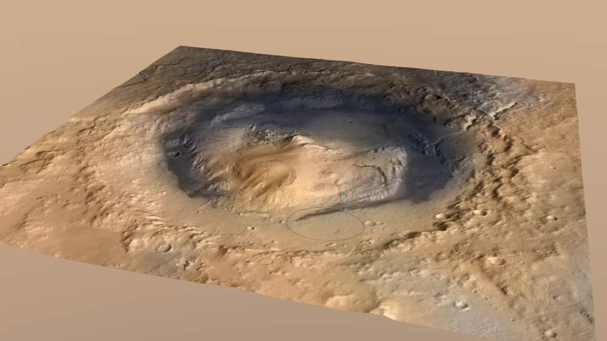 Alien on Mars nasa mars photo mysterious doorway alien civilization claim ufo alien news in hindi