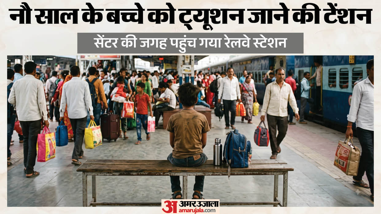 9-year-old boy left home for Bihar to avoid tuition found at railway station