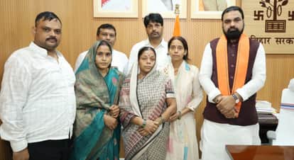 CM Samrat Chaudhary announces a job for a family member of Bharat Tiwari and financial assistance for the fami