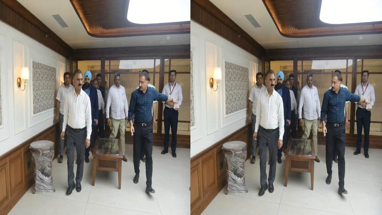 cm sukhvinder Sukhu visited the Himachal Niketan building in Dwarka
