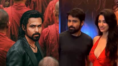 फिल्म 'आवारापन 2' की स्क्रीनिंग में इमरान हाशमी और दिशा पाटनी