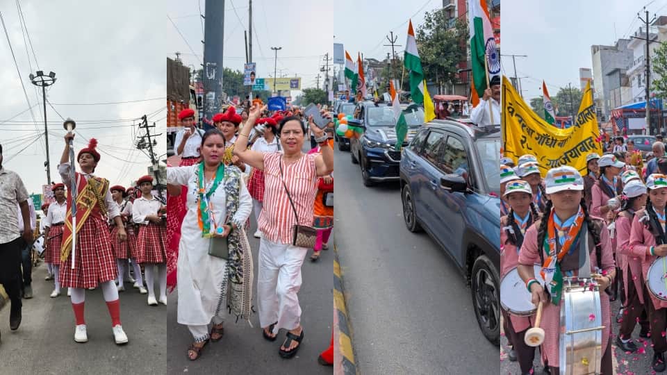 Tiranga Yatra organized by Amar Ujala in Ghaziabad photos