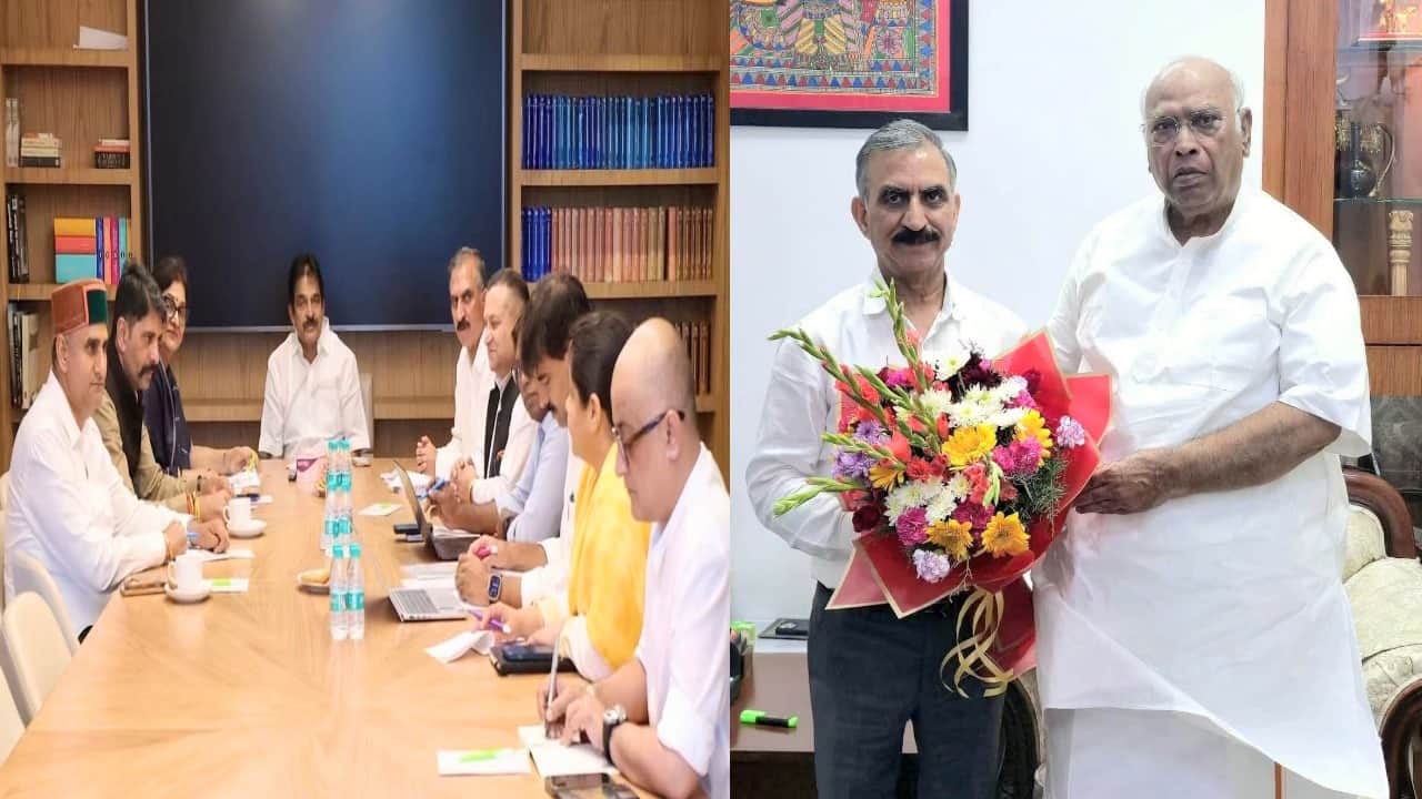 कांग्रेस की बैठक में शामिल हुए सीएम सुक्खू, राष्ट्रीय अध्यक्ष मल्लिकार्जुन खरगे से भी मिले।