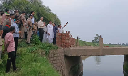 क्षतिग्रस्त रपटा का किया निरीक्षण
