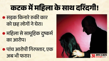 कटक में महिला के साथ दरिंदगी