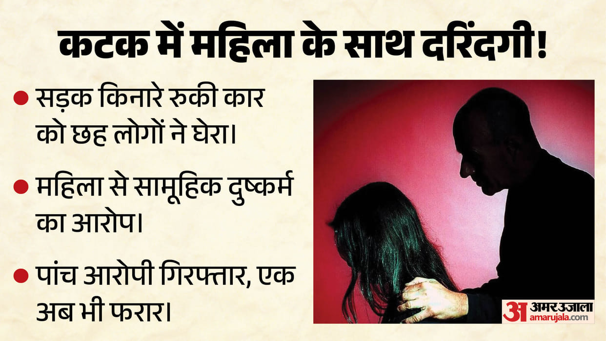 Cuttack Crime Case Women Assault by multiple individuals Five Arrested One Absconding