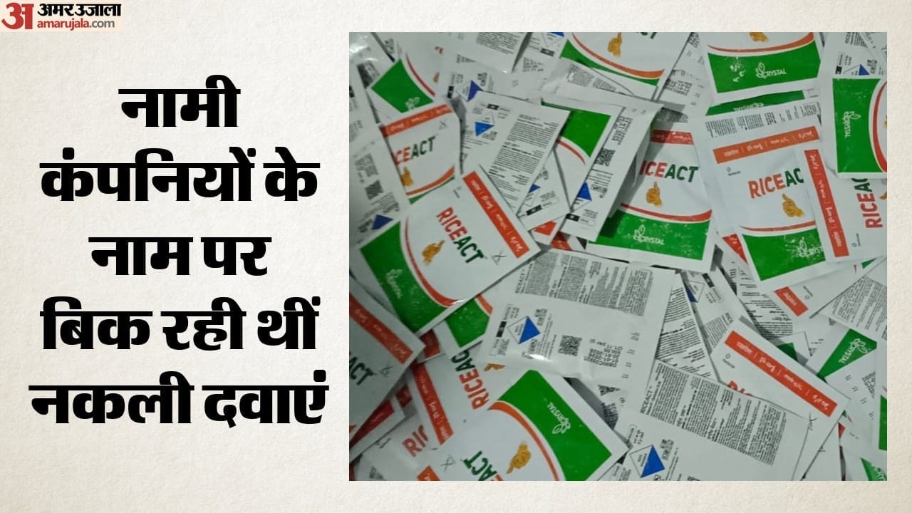 नामी कंपनियों के नाम पर बिक रही थीं नकली दवाएं