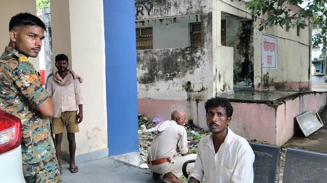 Nalanda news Father accused of killing son in Nalanda; body dumped outside the village.