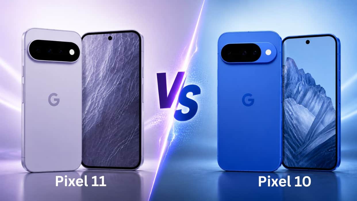 google pixel 11 vs pixel 10 comparison specifications features details