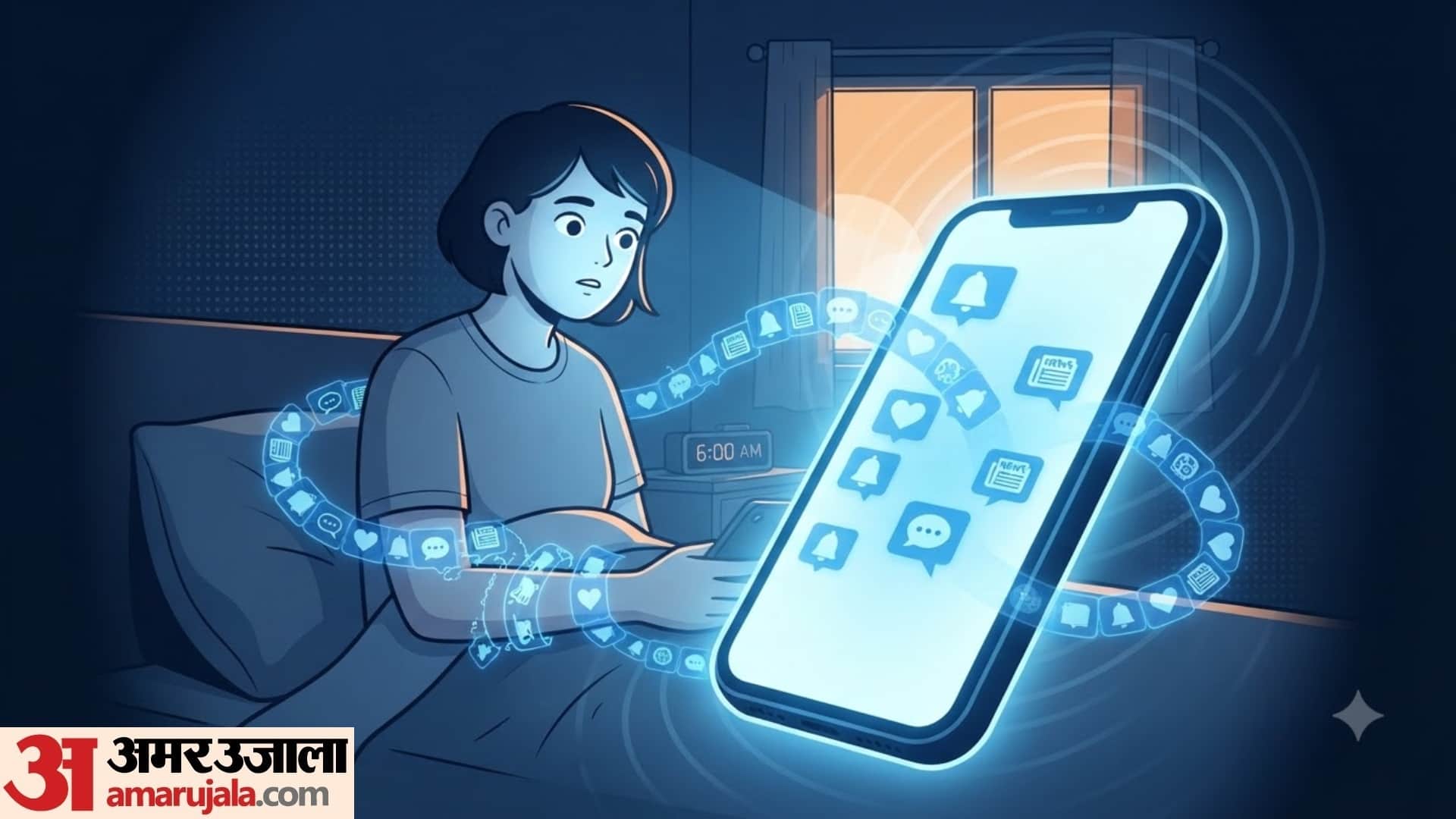 side effects of using mobile phone after waking up early