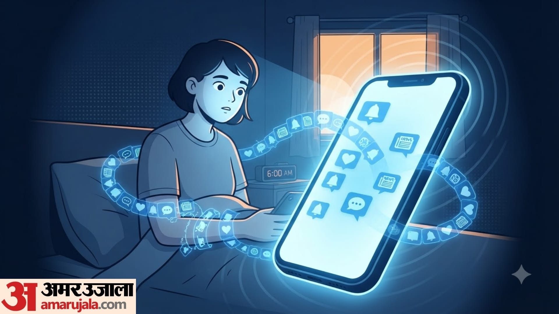 side effects of using mobile phone after waking up early