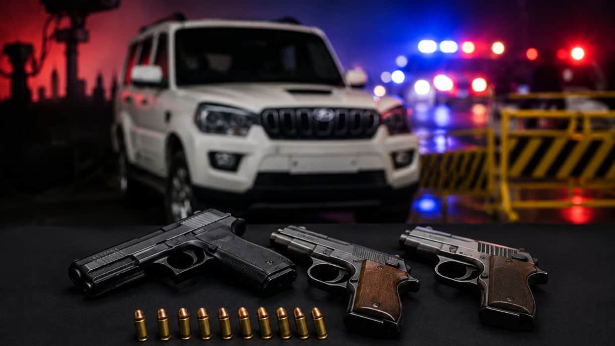 Delhi Police arrested three accused members of Gangland gang along with weapons