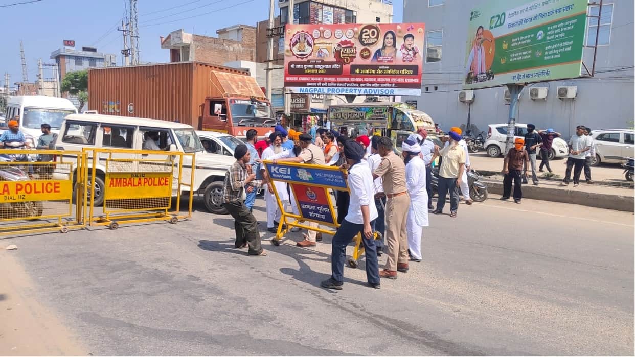 Outrage in Ambala over the lack of action against Gursimran Mand and the release of those detained