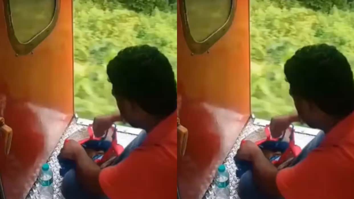 Man Spreads Seeds From Train During Monsoon Viral Video Inspires People Amid Rising Tree Cutting