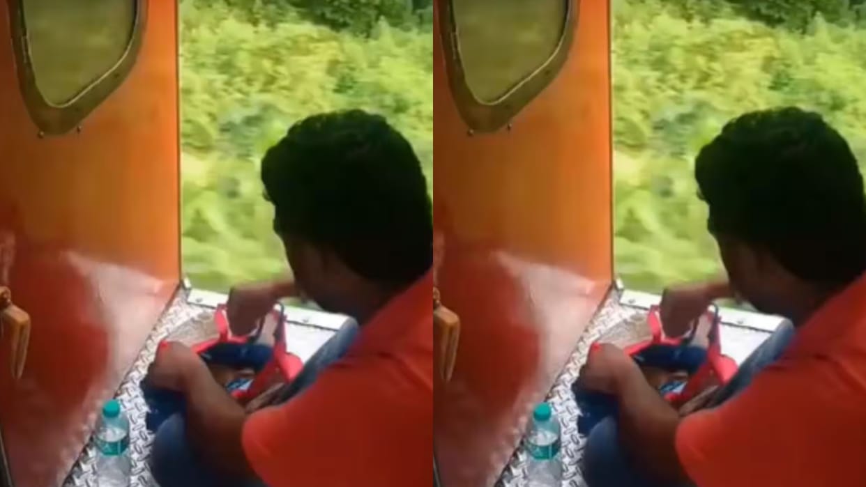 Man Spreads Seeds From Train During Monsoon Viral Video Inspires People Amid Rising Tree Cutting