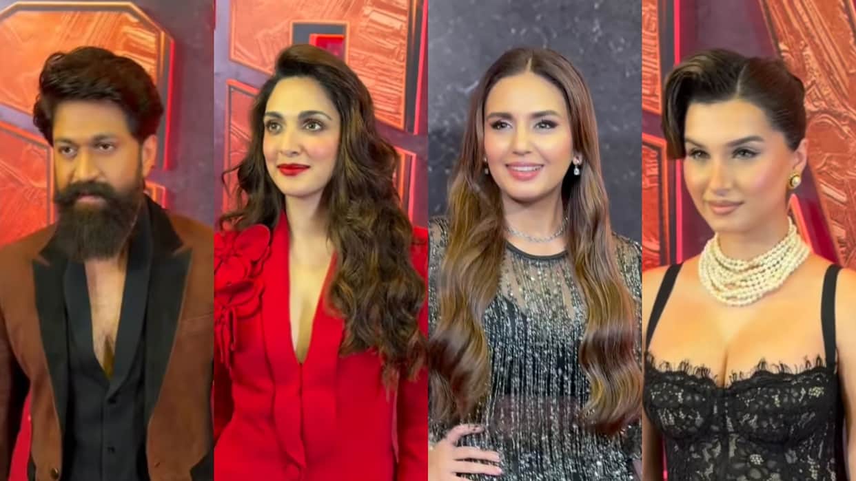 Toxic Music Launch Attend Yash Tara Sutaria Huma Quershi And Kiara Advani