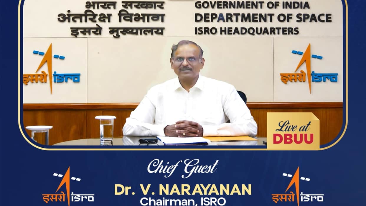 Dev Bhoomi Uttarakhand University DBUU AMI Conclave ISRO Chairman V Narayanan Guest event news